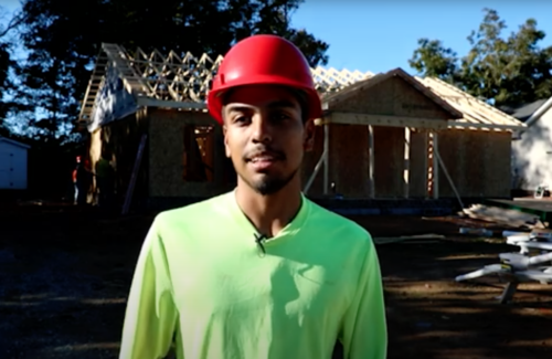 student at Habitat for Humanity