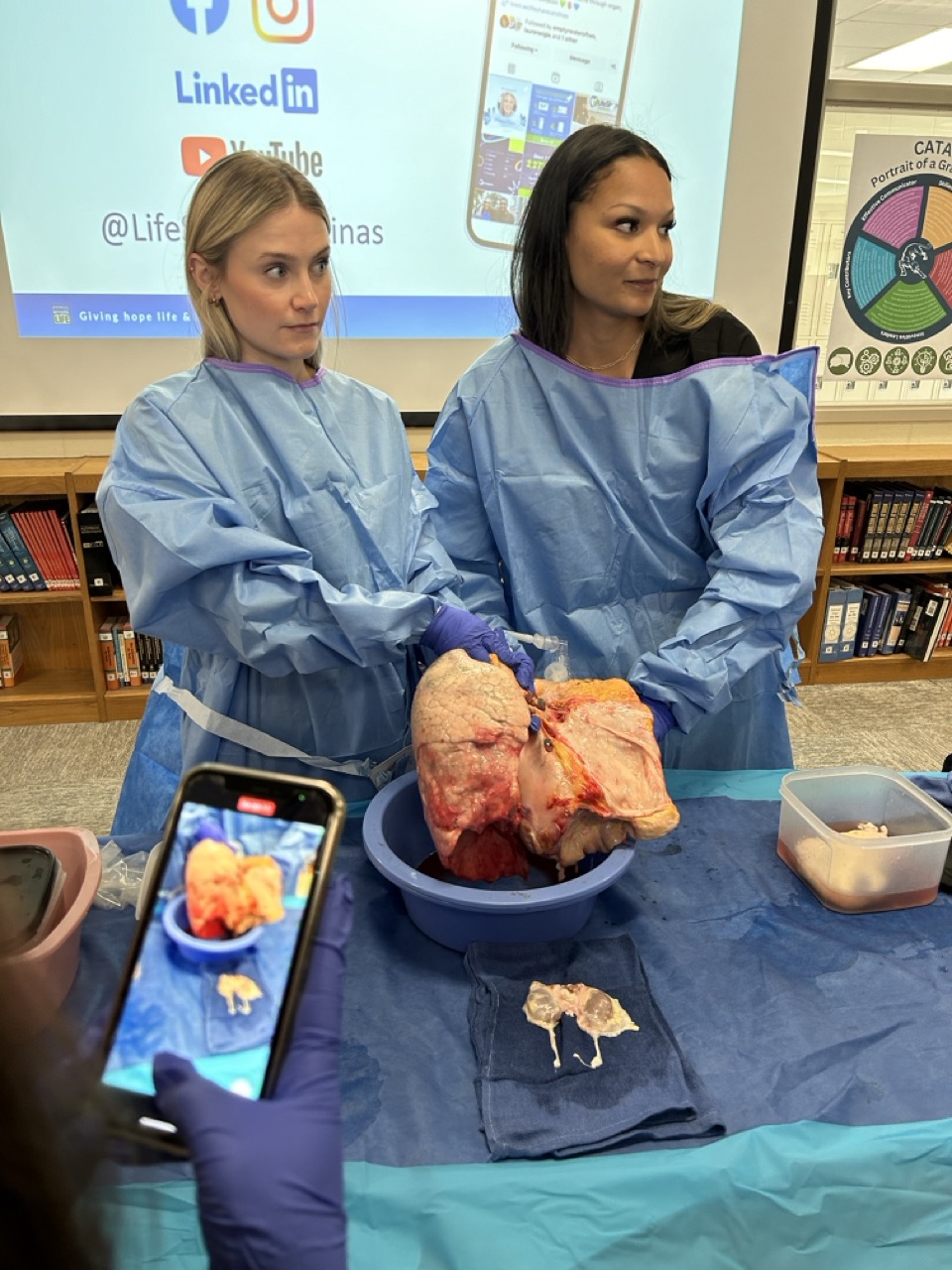 CATA Medical Students with organs