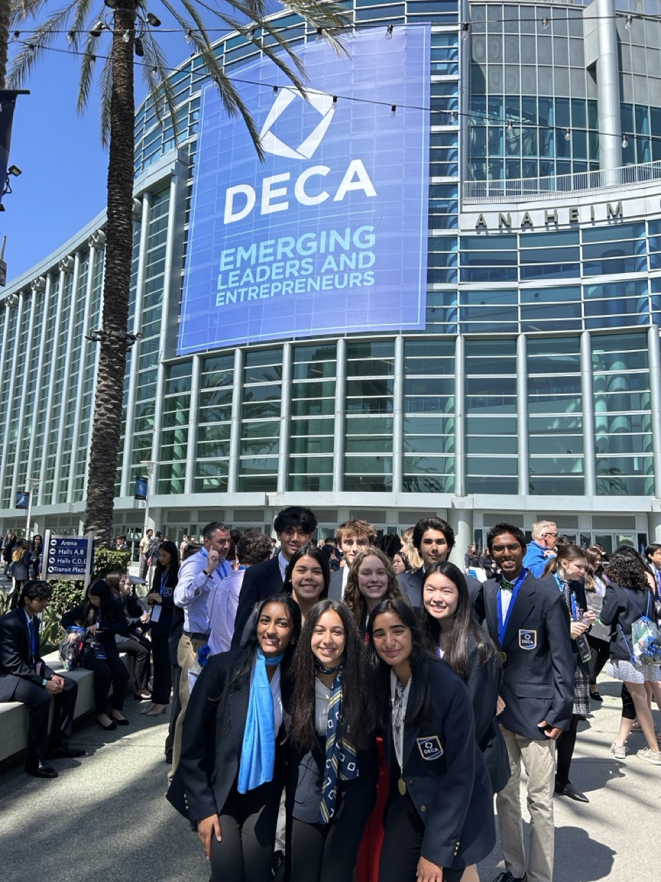 WHS DECA students in California